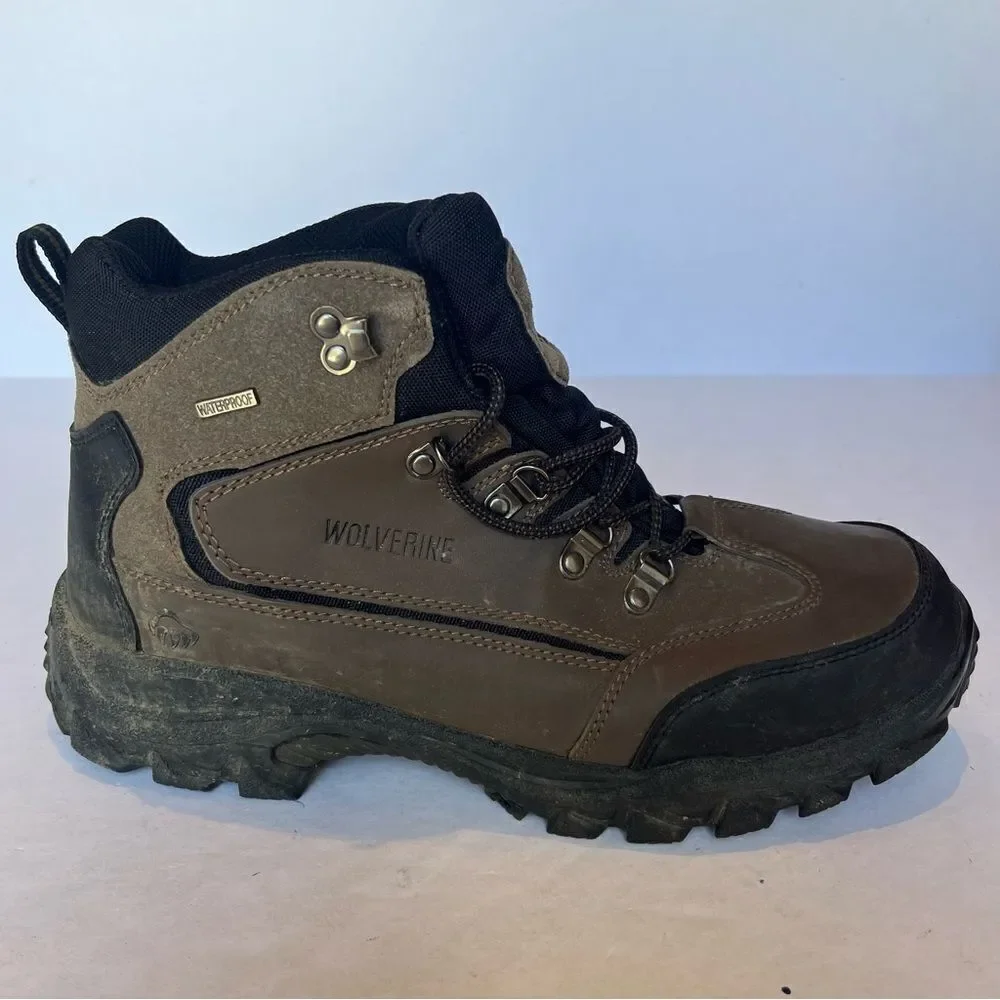Wolverine Men's Waterproof Hiking Boots Brown/Black Size 11M Lace Up